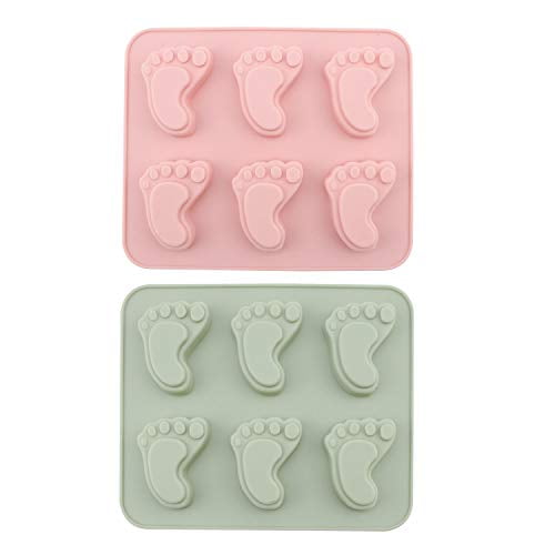 Baby Foot Feet Shape Silicone Fondant Decorating Tools Pastry Baking Cupcake 