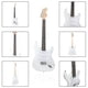 thumbnail image 5 of Juego de guitarra eléctrica ST de 39 pulgadas 6 cuerdas 22 trastes guitarra eléctrica ST profesional diapasón de palisandro accesorios de piezas de guitarra, 5 of 8