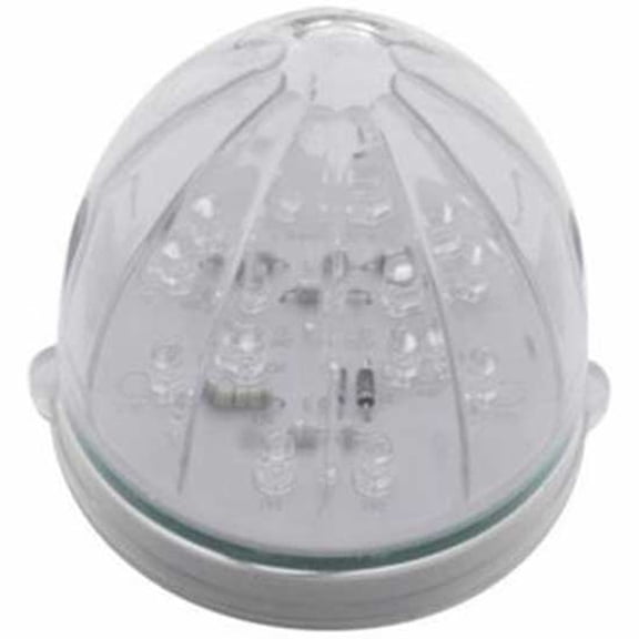 United Pacific 39951B  -  Amber 19 LED Bullet Style Grakon 1000 Cab Light W/ Clear Lens