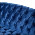 thumbnail image 5 of Christopher Knight Home 3-Seat Velvet Tufted Sofa, Contemporary Couch with Curved Wood Legs, Dark Blue, 5 of 9