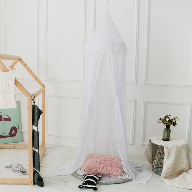 Cortinas de gasa para decoración del sitio del bebé Baoblaze Cortina con dosel para cama