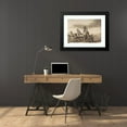 thumbnail image 4 of Nicholas Shiels 24x18 Black Modern Framed Museum Art Print Titled - The Wounded Comrade (1884-89), 4 of 5