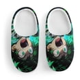 thumbnail image 3 of Izuku Midoriya My Hero Academia Kid's Cotton Slippers Winter Warm Soft Plush Slippers with Rubber Sole Non-Slip Indoor Outdoor Slip on Shoes Fluffy House Slippers For Boys Girls Teen, 3 of 8
