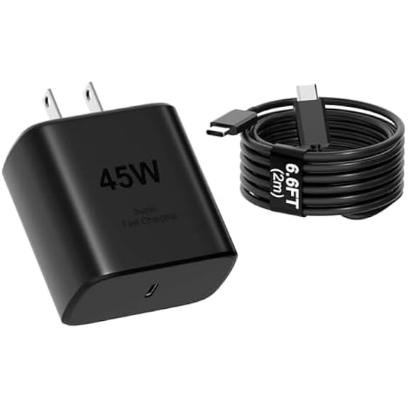 Quyaojz for 45W Samsung Super Fast Charger Type C 6ft,45W USB-C Charger Wall Charging USB C Charger Compatible With Samsung Galaxy S26 S26/S26 / / /S24 S24/S24 /S23 S23/S22, Galaxy Tab