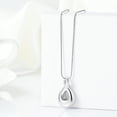 thumbnail image 6 of Cremation Urn Necklace for Ashes Stainless Steel Memorial Ash Pendant Keepsake Jewelry for Mom/Dad/Sister/Brother/Grandparents, 6 of 7