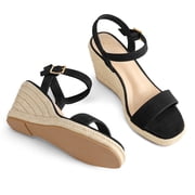 BOCCA Women’s Wedge Sandals, Ankle Strap Open Toe Platform Shoes for Casual, Summer & Vacation Wear