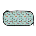 thumbnail image 3 of Goofa Christmas Dachshund Pattern Big Capacity Pencil Pen Case Office College Large Storage High Capacity Bag Pouch Holder Box Organizer, 3 of 9