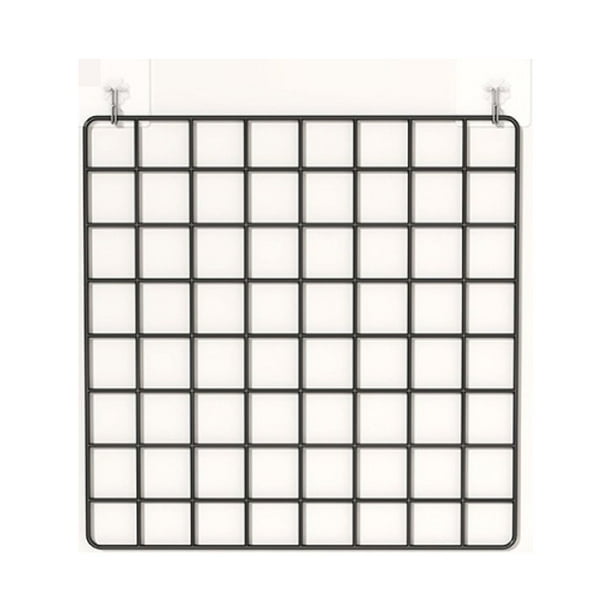 Rejilla para tablón de anuncios, rejilla de metal, decoración de pared, tablero de notas, rejilla decorativa, rejilla para fotos de pared, rejilla para fotos, pared de metal, 2 unidades, rejillas de