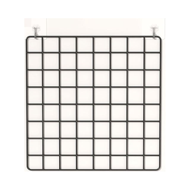 Rejilla para tablón de anuncios, rejilla de metal, decoración de pared, tablero de notas, rejilla decorativa, rejilla para fotos de pared, rejilla para fotos, pared de metal, 2 unidades, rejillas de