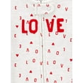 thumbnail image 3 of Carter's Child of Mine Baby Unisex Valentine's Sleep 'n Play, One-Piece, Sizes Preemie-6/9 Months, 3 of 5