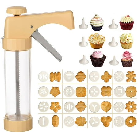 

Pastry press - Pastry Accessory - Cookie syringe and filling syringe with 16 stencils and 6 nozzles