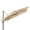 Coastal Khaki, variant on Aoodor 10'x10' Cantilever Umbrella Replacement Canopy for 8 Ribs Square Offset Umbrella, Outdoor Canopy Replacement for Patio Parasol, Royal Blue Canopy Only