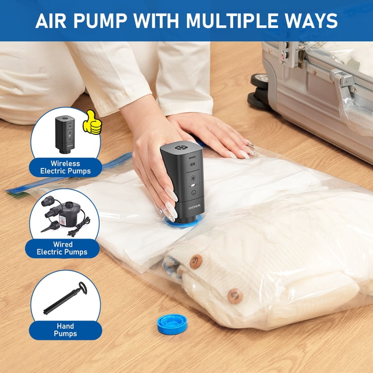 Winday 4-Pack Vacuum Storage Bags with Electric Air Pump photo 5