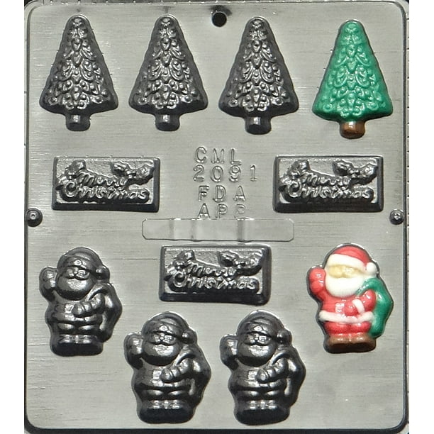 2091 Christmas Assortment Chocolate Candy Mold