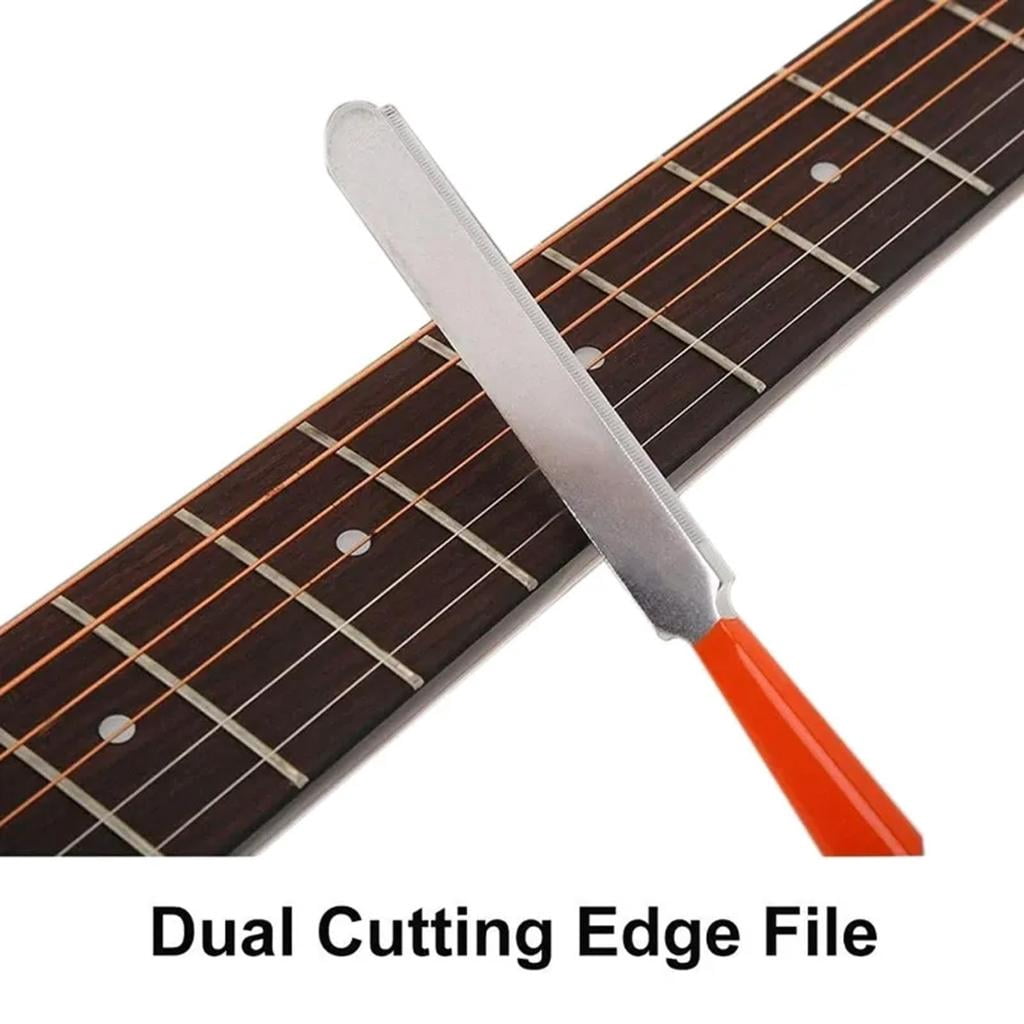 Yihuala Guitar Fingerboard Luthier Tool Guitars Fret Crowning Luthier File for Guitars Bass Guitar Fret Crowning Luthiers Tool