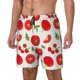 thumbnail image 1 of Fotbe Fresh Red Tomato Traje de Baño para Hombre – Shorts de Natación de Secado Rápido con Forro y Bolsillos-X-Large, 1 of 6