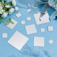 thumbnail image 3 of 1 box 100pcs Self Adhesive Acrylic Mirror 4 Sizes Flexible Square Mirror Sheets Wall Stickers Craft Mirror Tiles Reflective Mirror for Crafts Projects Supplies Home Decoration 0.8/1/2/3 Inch, 3 of 7