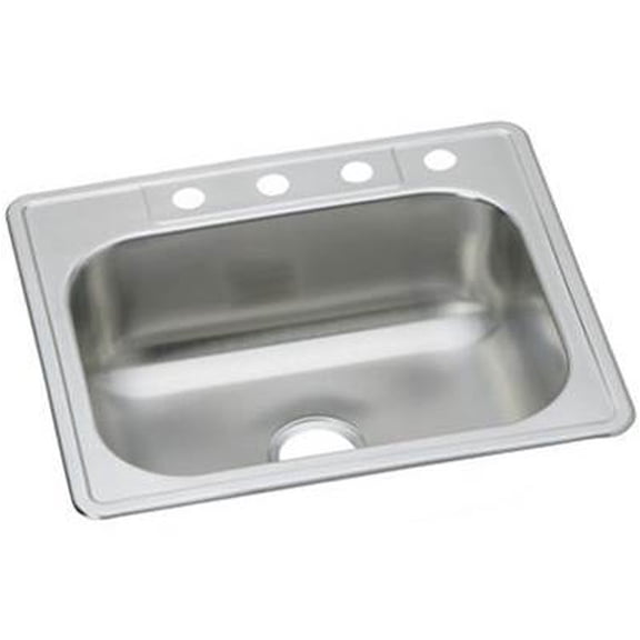 SS 33x22x8.1 Single Bowl Drop-in Sink
