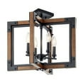 thumbnail image 5 of Kichler Lighting - Four Light Chandelier/Semi Flush Mount - Rustic Inspirations, 5 of 7