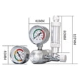 thumbnail image 4 of Regulador De Co2 Kits de válvula de retención de solenoide de CO2 de doble calibre para contador de burbujas de acuario DIY (W21.8), 4 of 8