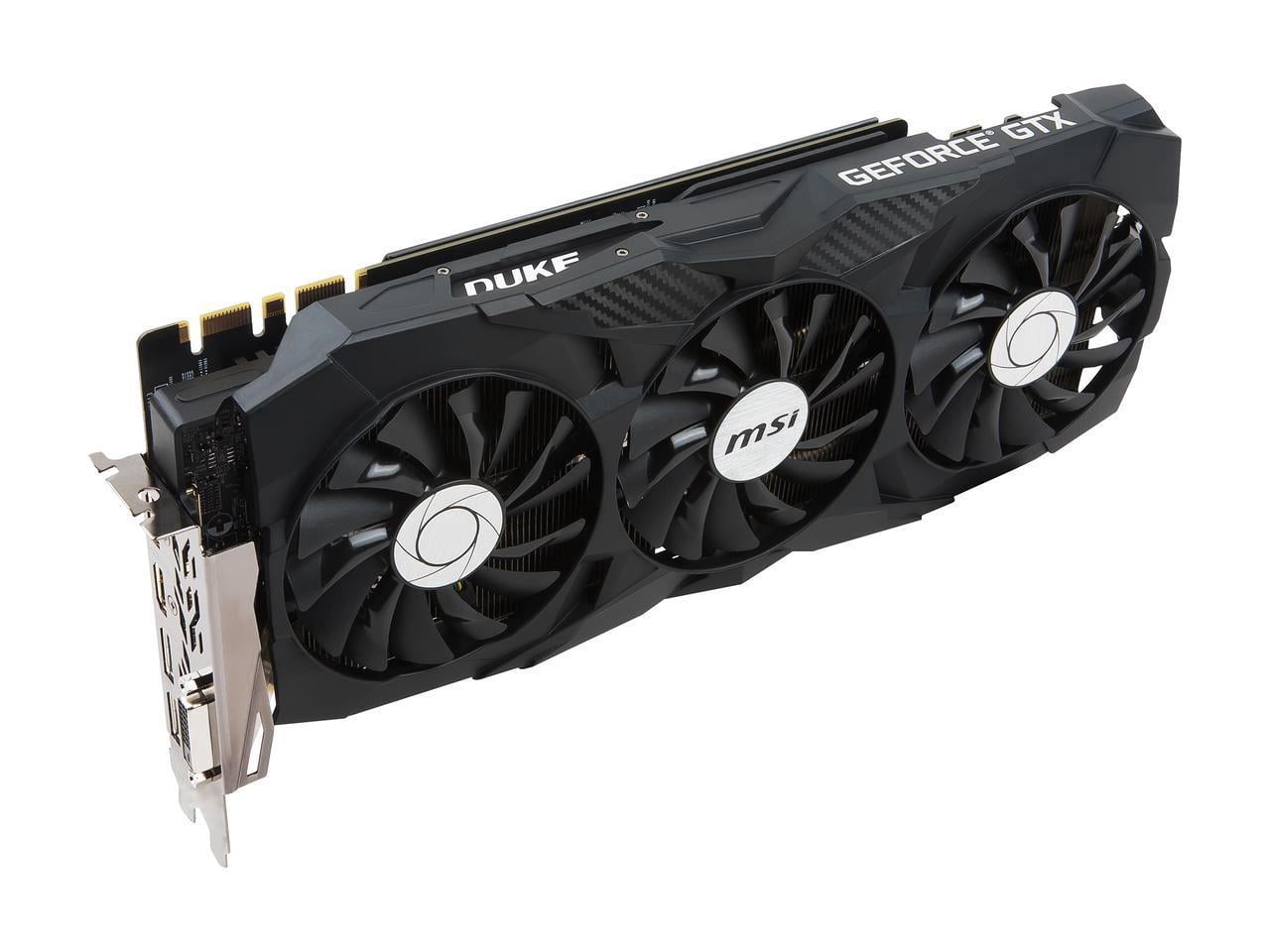 MSI GeForce GTX 1080 DUKE 8GB GDDR5X PCI Express 3.0 x16 SLI Support Video Graphics Card