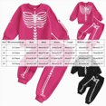 thumbnail image 5 of TOWED22 Toddler Little Girls Ruffle Flare Tunic Dress Top Red Leggings Pants Fall Outfit Winter Spring Clothes Set,Pink,4-5 Y, 5 of 7