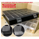 thumbnail image 2 of Caja de almacenamiento de plástico con 24 compartimentos de rejillas, caja para pendientes y joyería, contenedor para tornillos y cuentas, caja de almacenamiento para el hogar, contenedor organizador, 2 of 5