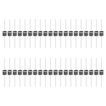 Uxcell 100 Pcs 10A10 Diode for Rectification Diode, 10A 1000V R-6 Electronic Silicon Diodes for Charger Industrial Power Adapter Supply Inverter Switching Power Supply