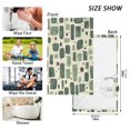 thumbnail image 6 of Yayeee 2 Pack Hand Towels for Bathroom 100% Cotton 16" x 28" Soft Absorbent Kitchen Towel, Green Geometric, 6 of 7