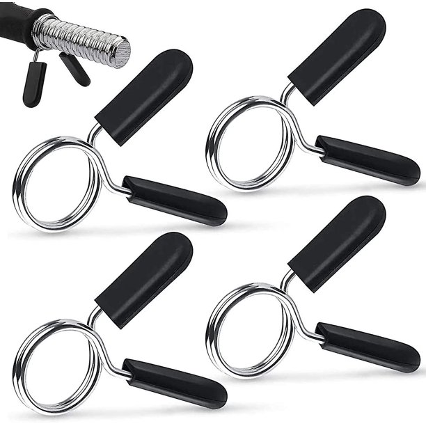 Clips de 4 piezas compatibles con Dumbs Clip W Clips de elevación compatibles con Dumb Ws Bar Bar Loc, Compatible con W Lifting