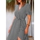 thumbnail image 5 of Vestido PRETTYGARDEN Floral Boho Maxi Cruzado con Escote en V Talle S, 5 of 8