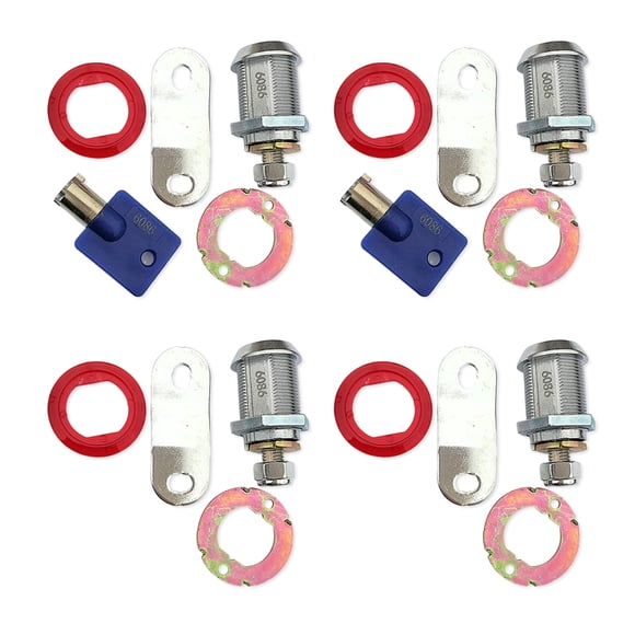 Seitruly Reparación de cerraduras de pestillo de máquina expendedora de reemplazo de cilindro de bloqueo de juego de Arcade Type3 NO3