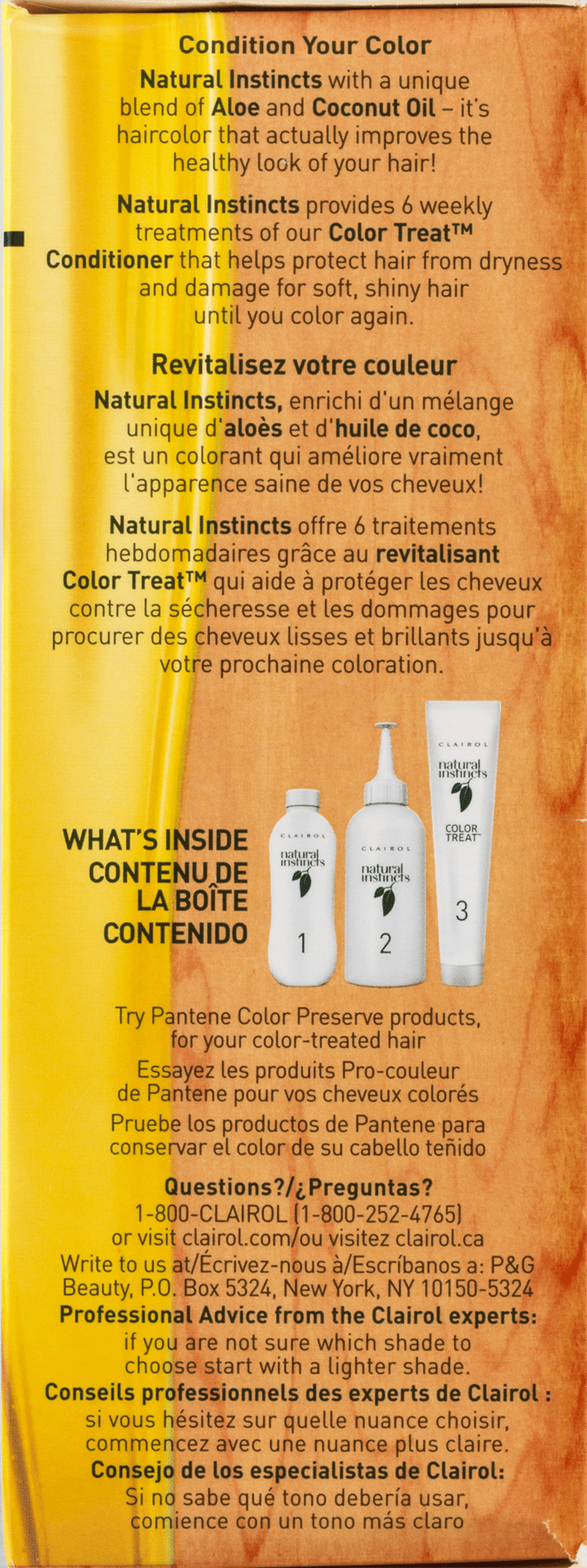 Clairol Natural Instincts Hair Color 12A Light Caramel Brown, 1 Kit