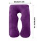 thumbnail image 3 of FloHua U-Shaped Maternity Pillow Cover – Washable & Removable, Perfect for Pregnant Women’s Sleep, Nursing & Comfort, Soft & Breathable Fabric, 3 of 9