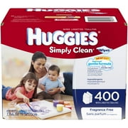 HUGGIES Simply Clean Wipes, 400 sheets