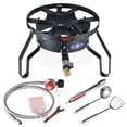 thumbnail image 2 of Outdoor 100,000BTU Portable Propane Burner Camping Stove Backyard Cooking, 2 of 6