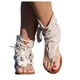 thumbnail image 5 of Fiudx Sandalias y Borlas Bohemias para Mujer y Niña, Zapatos de Playa Romanos, 5 of 6