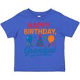 thumbnail image 3 of Inktastic Happy Birthday Grandpa Party Hat Balloons Boys or Girls Toddler T-Shirt, 3 of 5