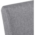 thumbnail image 5 of AODAILIHB Fabric Armless Dining Chairs, Upholstered Accent Reading Chair with Pillow for Living Room, Office, 5 of 7