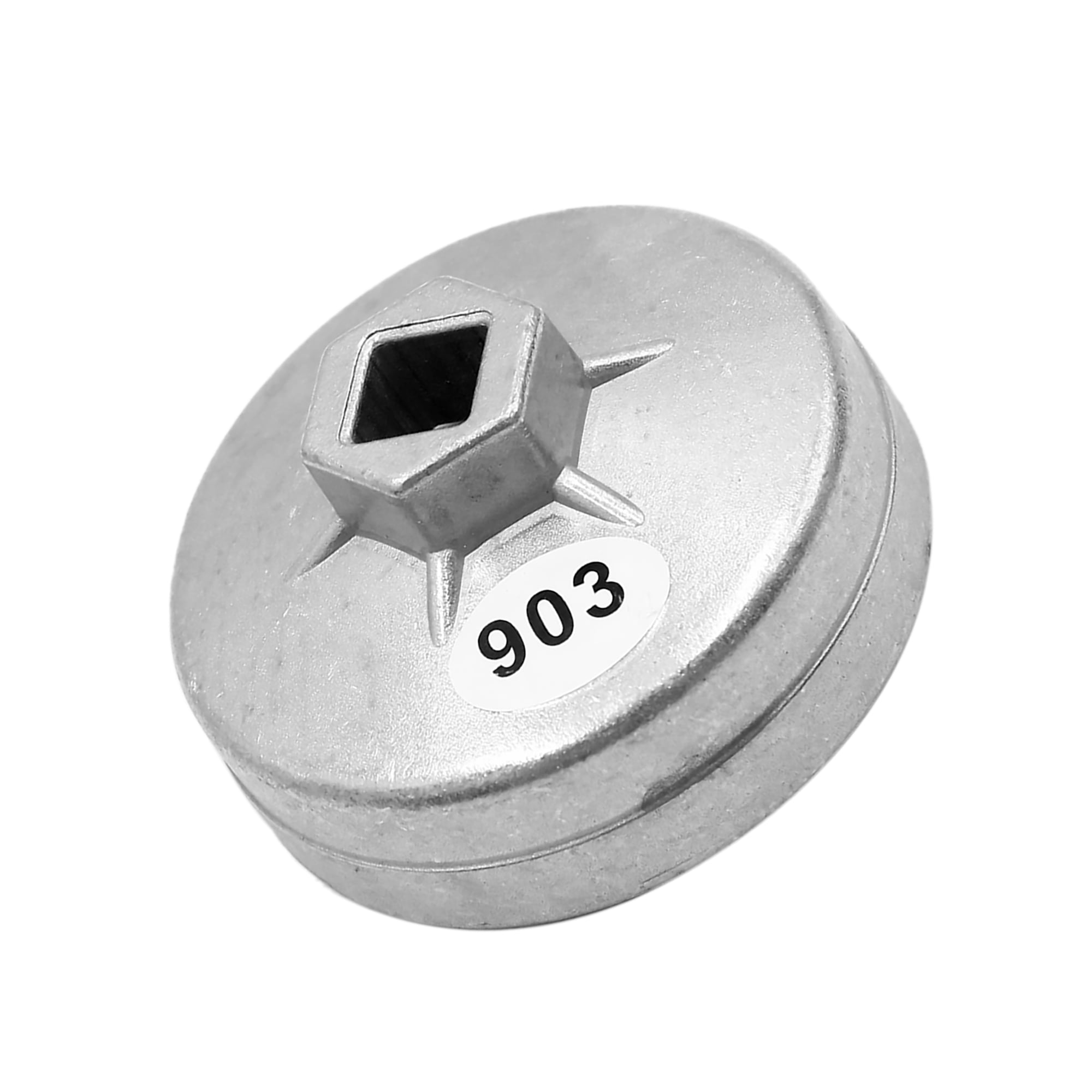 Unique Bargains 74mm 14 Flutes Metal Oil Filter Cap Wrench Socket Remover Tool
