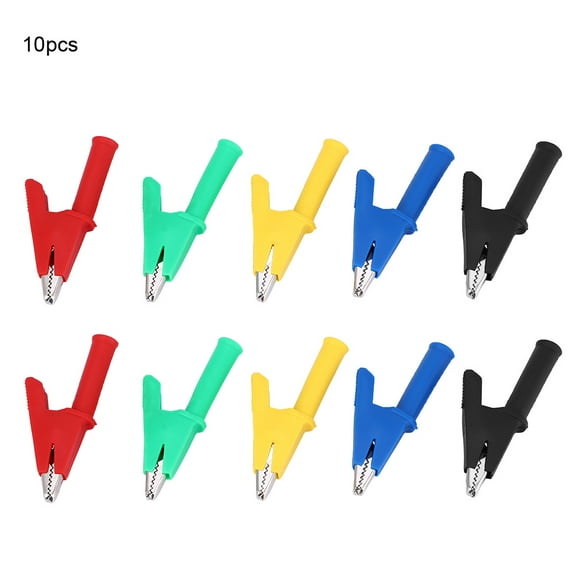 Alligator Clip Banana Jack,10pcs Insulated Alligator Clip Alligator Clip Alligator Clip Future-Proof Design