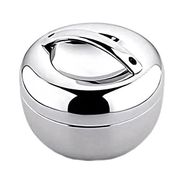 Inteprter Fiambrera elegante de acero inoxidable, fácil de limpiar, segura para llevar, contenedor térmico de almuerzo de regalo Cocina y Comedor plata 0.8L