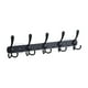 thumbnail image 2 of Gancho de pared impermeable, resistente, decorativo, de acero inoxidable para baño. Negro, 2 of 9