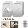 10Pair Hinge Repair Tool Plate Close Hinges Kitchen Cupboard