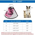 thumbnail image 3 of Pink Lips Soft Cat Dog Recovery Collar Adjustable Cat Cone Wound Healing Protective After Surgery for Cats, 3 of 7