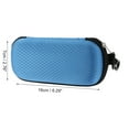 thumbnail image 4 of Estuche para gafas estilo cuadrícula de Unique Bargains, almacenamiento ligero para gafas 6.29"x2.76"x1.77" azul, 4 of 5