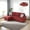 Red, variant on Pull Out Sofa Bed with Storage Chaise, L Shape Sectional Couch Bed Sleeper Sofa with 2 Pillows for Living Room, Red