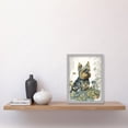 thumbnail image 2 of Yorkshire Terrier Dog in Wildflowers Watercolour Illustration Artwork Framed Wall Art Print A4, 2 of 4