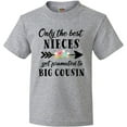 thumbnail image 3 of Inktastic Only the Best Nieces Get Promoted to Big Cousin Youth T-Shirt, 3 of 5