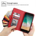 thumbnail image 4 of Iphone 7 Plus 8 Plus Case Wallet With Lanyard Card Holder Pu Leather, 4 of 5